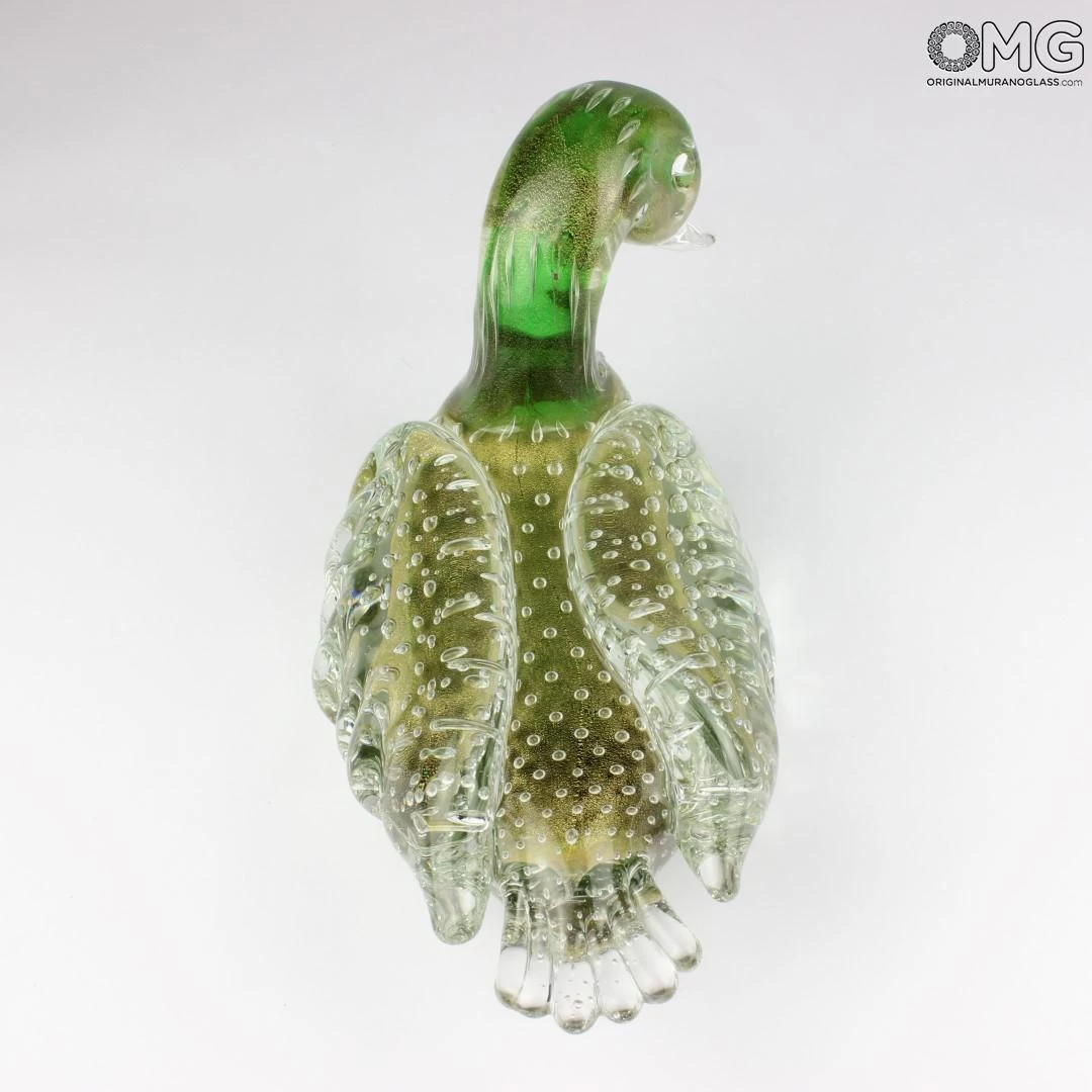 Duck Sculpture With Gold - Tribute To Alfredo Barbini - Image 7