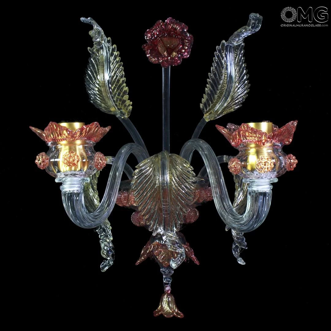 Wall Lamp Ca Manzoni - Venetian - Murano Glass - 2 Lights
