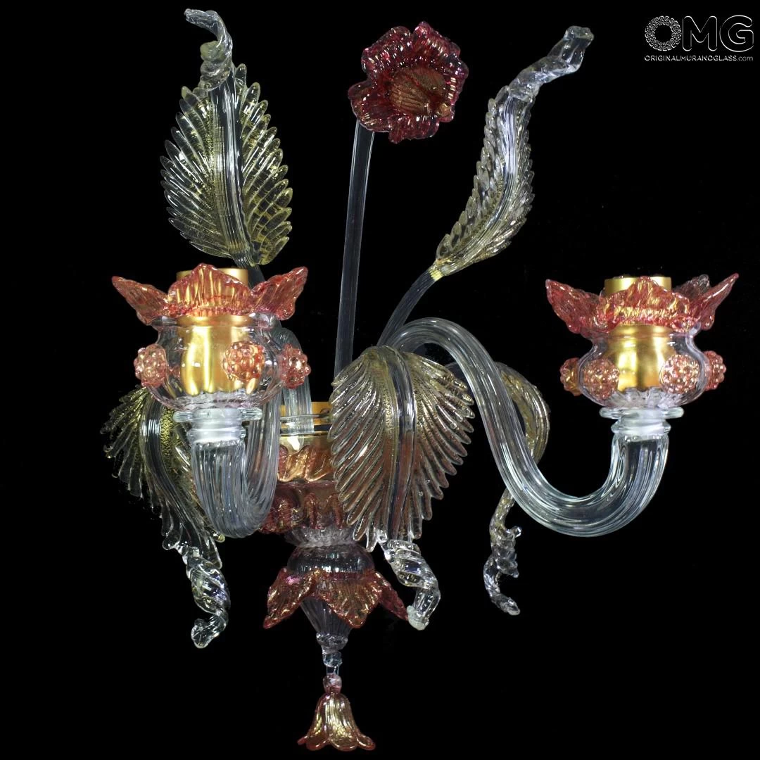Wall Lamp Ca Manzoni - Venetian - Murano Glass - 2 Lights - Image 2