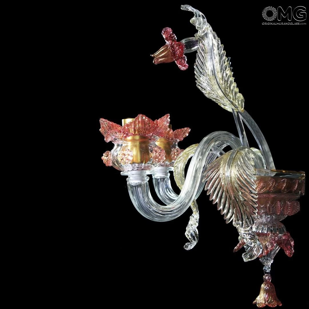 Wall Lamp Ca Manzoni - Venetian - Murano Glass - 2 Lights - Image 3