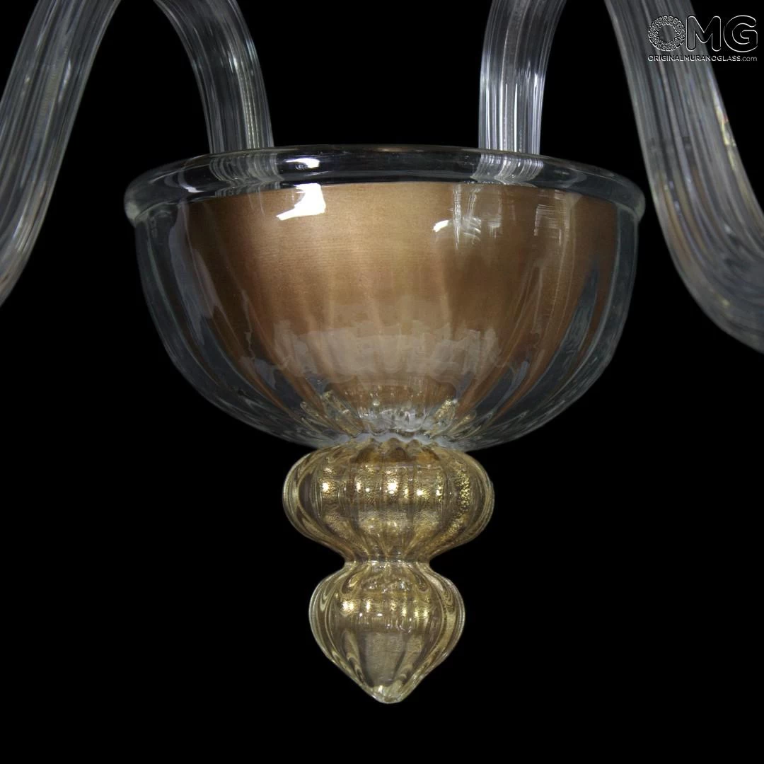 Wall Lamp Imperiale Firenze - Liberty - Murano Glass - 2 Lights - Image 3