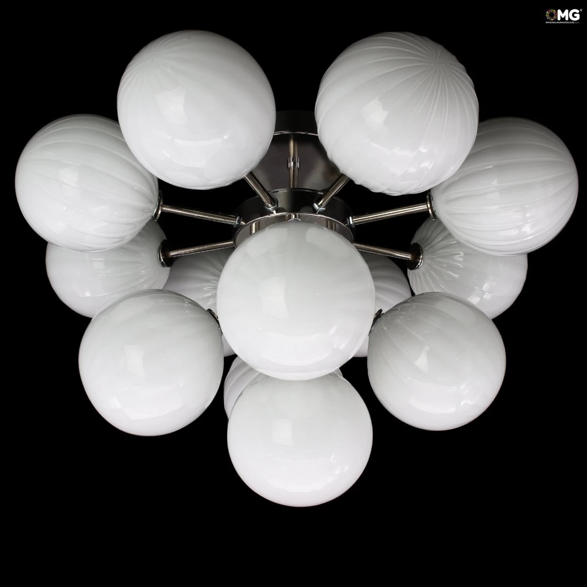 Celing Lamp - Atmosphera - White Tonality - Original Murano Glass OMG