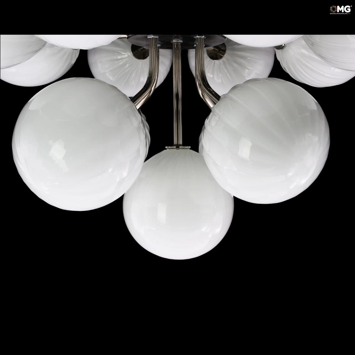Celing Lamp - Atmosphera - White Tonality - Original Murano Glass OMG - Image 5