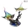 Batoideas Into The Abyss - Sculpture In Chalcedony - Murano Glass - Sawfish Rayes