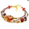 Bracelet Ama - With Gold - Original Murano Glass