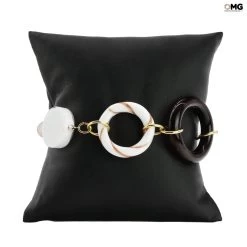 Peros Bracelet - White - Original Murano Glass