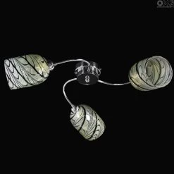 Ceiling Lamp Twister - 3 Lights - Original Murano Glass