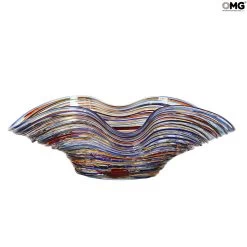 Sombrero Saturn Multicolors - Centerpiece - Original Murano Glass