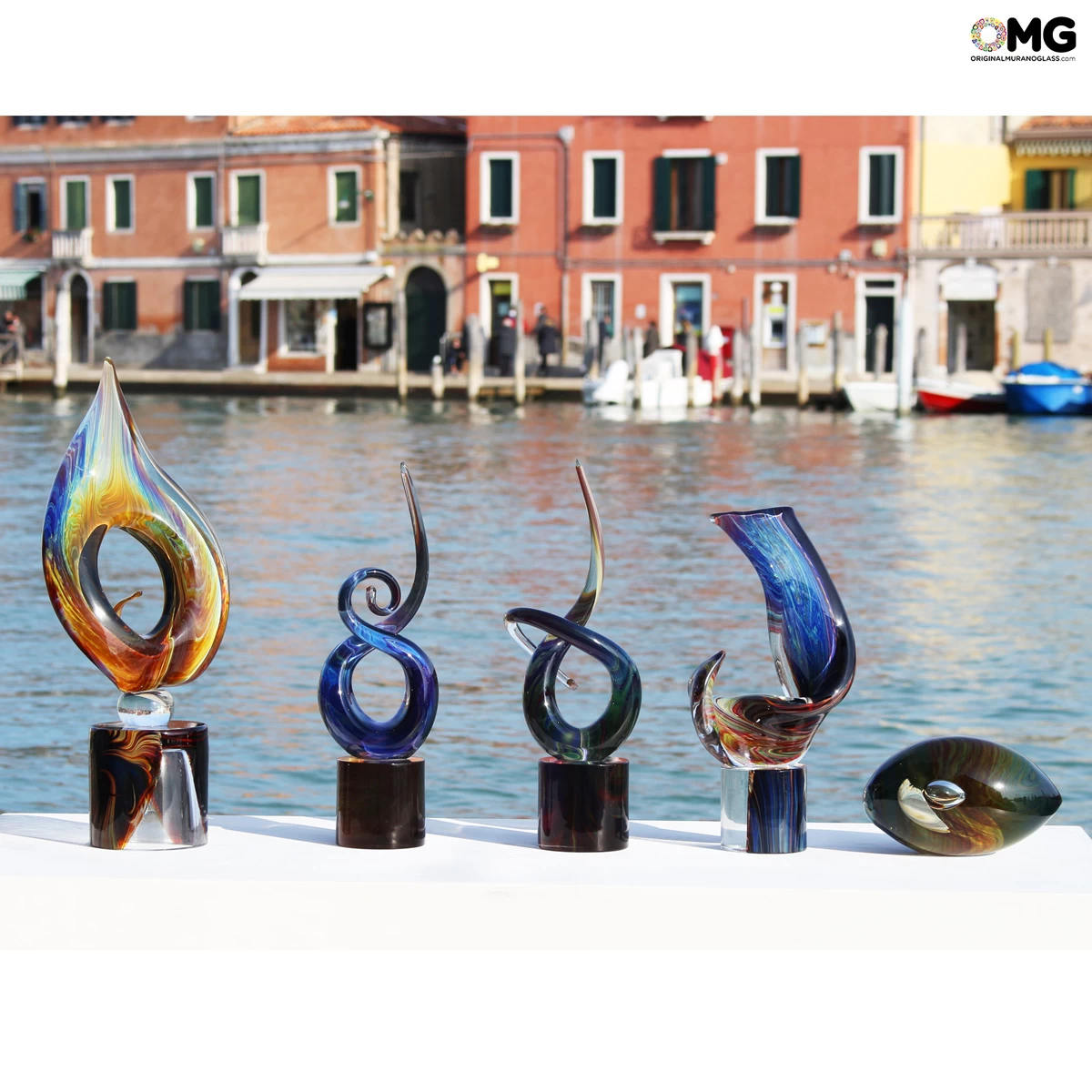 Strip To Wind - Sculpture In Chalcedony - Original Murano Glass - Image 7