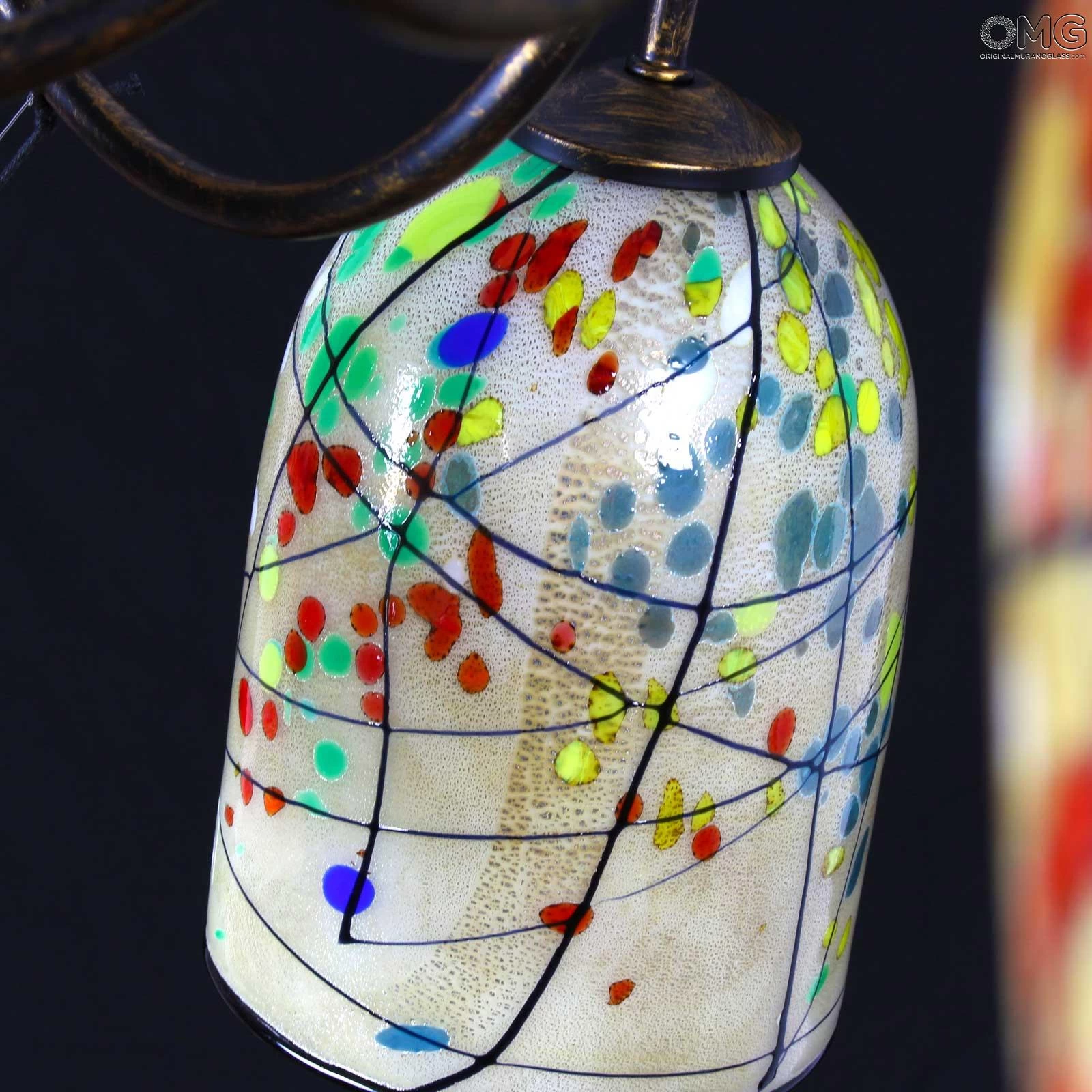 Kandinsky - Hanging Lamp 3 Lights - Original Murano Glass OMG - Image 6