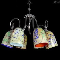 Kandinsky - Hanging Lamp 6 Lights - Original Murano Glass OMG