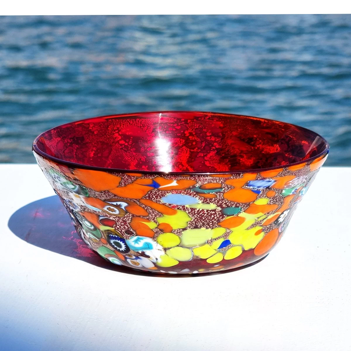 Dish - Red - Original Murano Glass OMG - Image 2