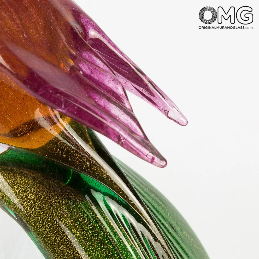 Female Parrot - Glass Sculpture - Original Murano Glass OMG - Image 7