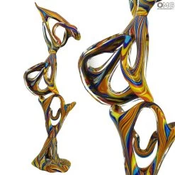 Color Spalsh Slimer - Abstract - Murano Glass Sculpture
