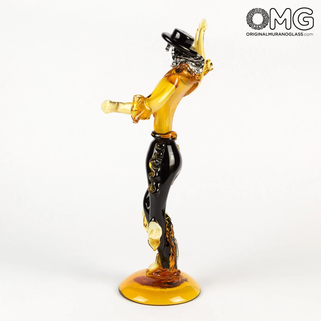 Flamenco Dencers Figurines - Amber - Original Murano Glass Omg - Image 11