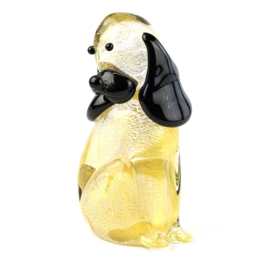 Dog In Gold - Animals - Original Murano Glass Omg - Image 4