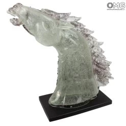 Head Of Horse - Alessandro Barbaro - Original Murano Glass