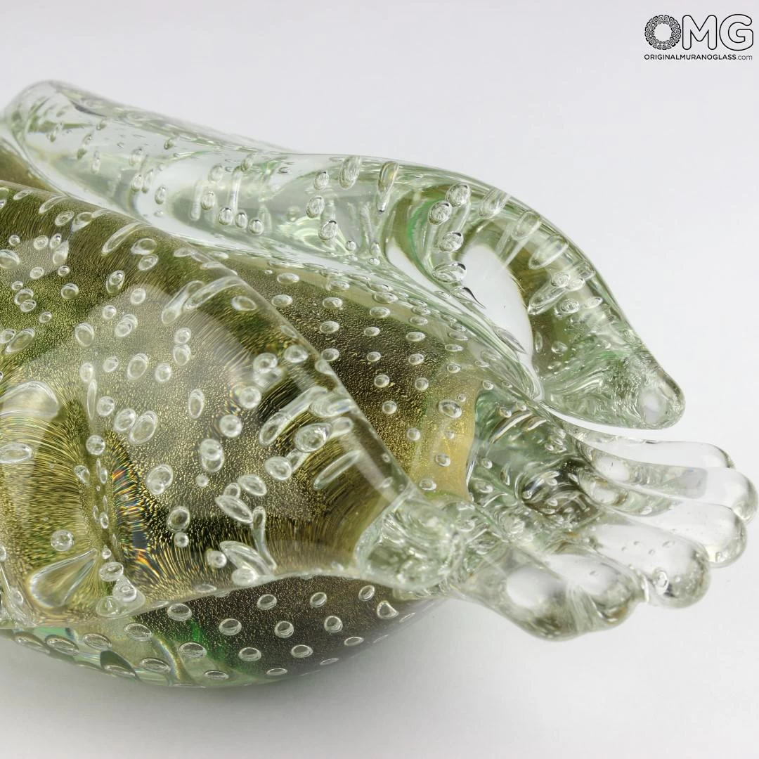 Duck Sculpture With Gold - Tribute To Alfredo Barbini - Image 5