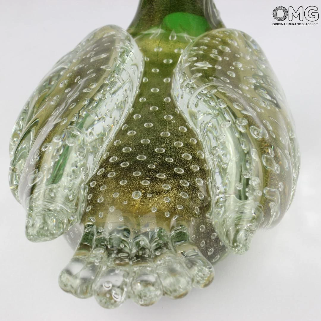 Duck Sculpture With Gold - Tribute To Alfredo Barbini - Image 2