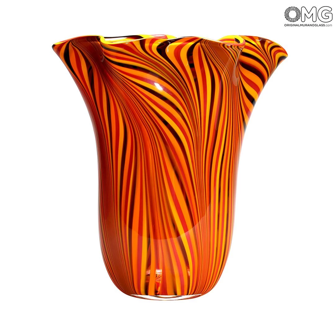 Tigre Royal Vase - Blown Vase - Original Murano Glass - Image 3