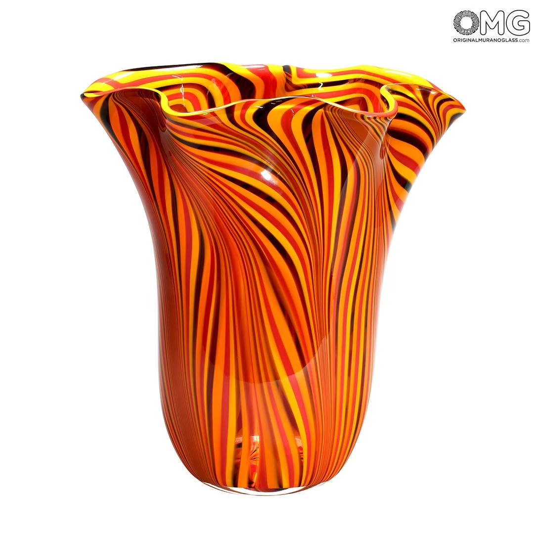 Tigre Royal Vase - Blown Vase - Original Murano Glass - Image 4