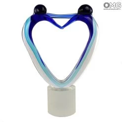 Blue Lovers - Submerged - Original Murano Glass OMG