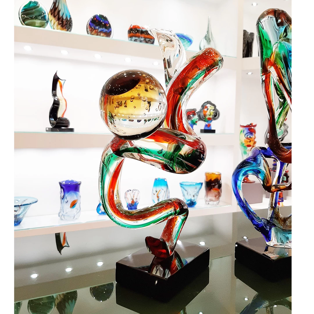 Just Another Tought - Abstract - Murano Glass Sculpture - Image 3