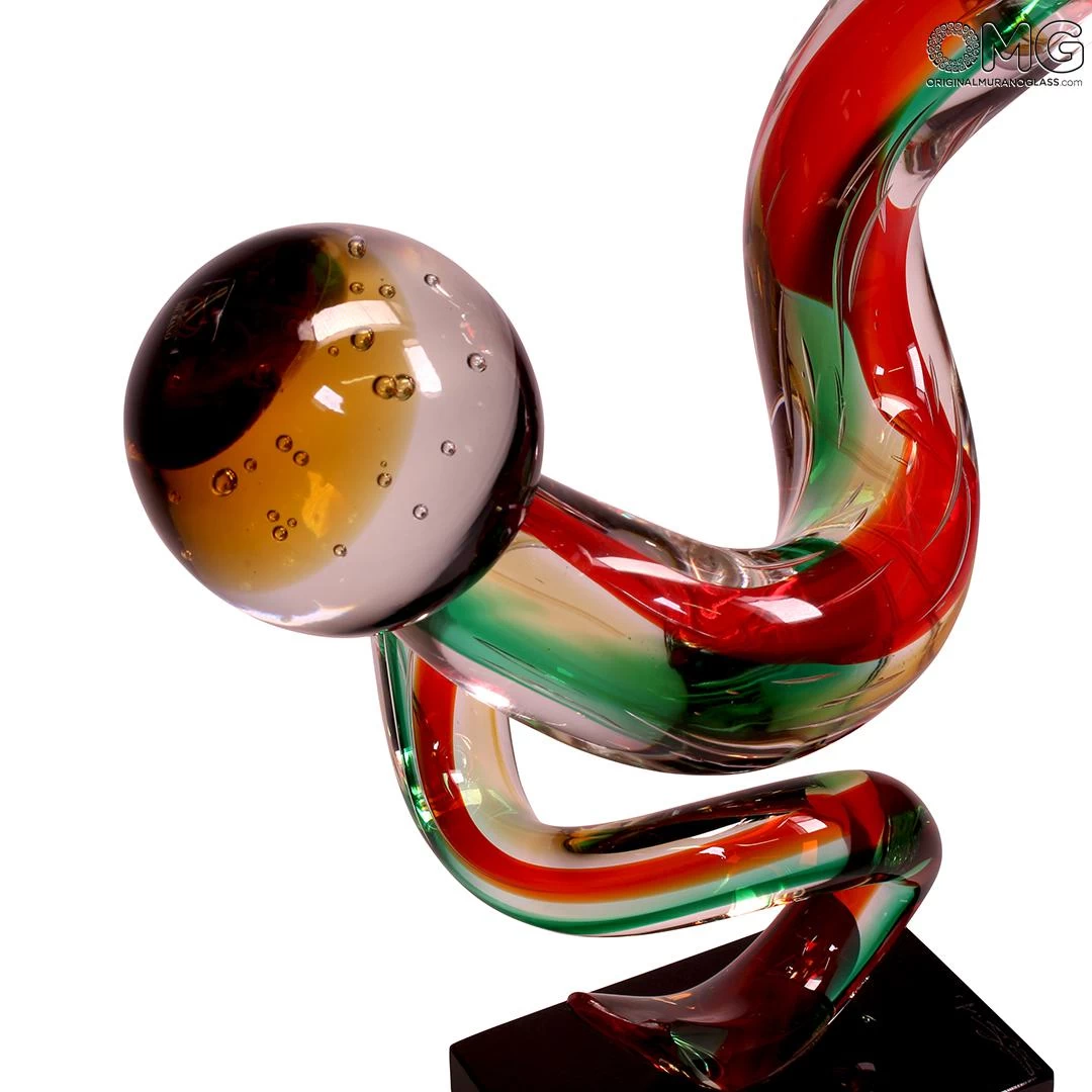 Just Another Tought - Abstract - Murano Glass Sculpture - Image 2