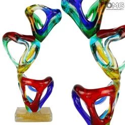 Material Gold - Abstract - Murano Glass Sculpture