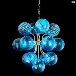 Celing Lamp - Atmosphera - Blue - Original Murano Glass OMG