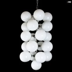 Celing Lamp - Atmosphera - White - Original Murano Glass - OMG