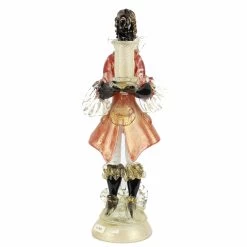 Venetian Moor Standing Red - Murano Glass
