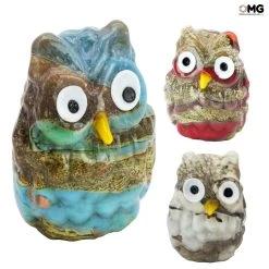 Owl Fantasy - Lucky Charm - Original Murano Glass OMG