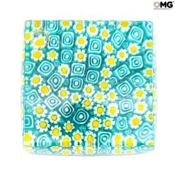 Paperweight Pompei - Fantasy Yellow - Original Murano Glass - Omg