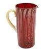 Pitcher Polychrome - Red Passion Pure Silver - Original Murano Glass OMG