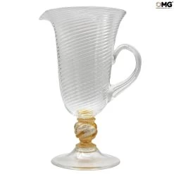 Pitcher - Exclusive - 24k Gold - Original Murano Glass OMG