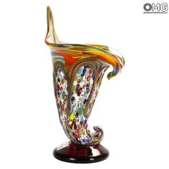 Calla Punk Style - Vase - Murano Glass Millefiori