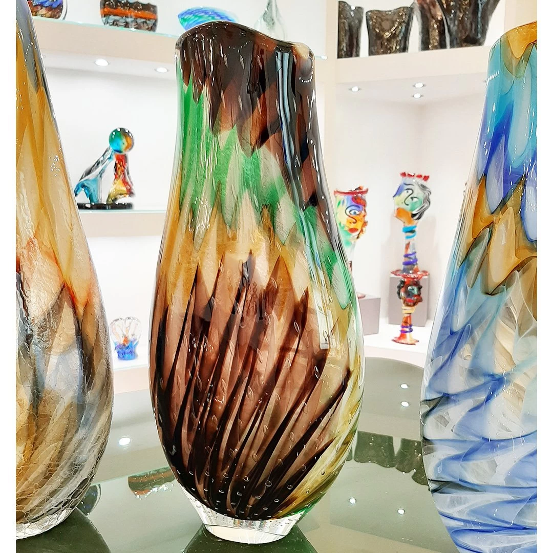 Safari - Vase - Original Murano Glass - Image 2