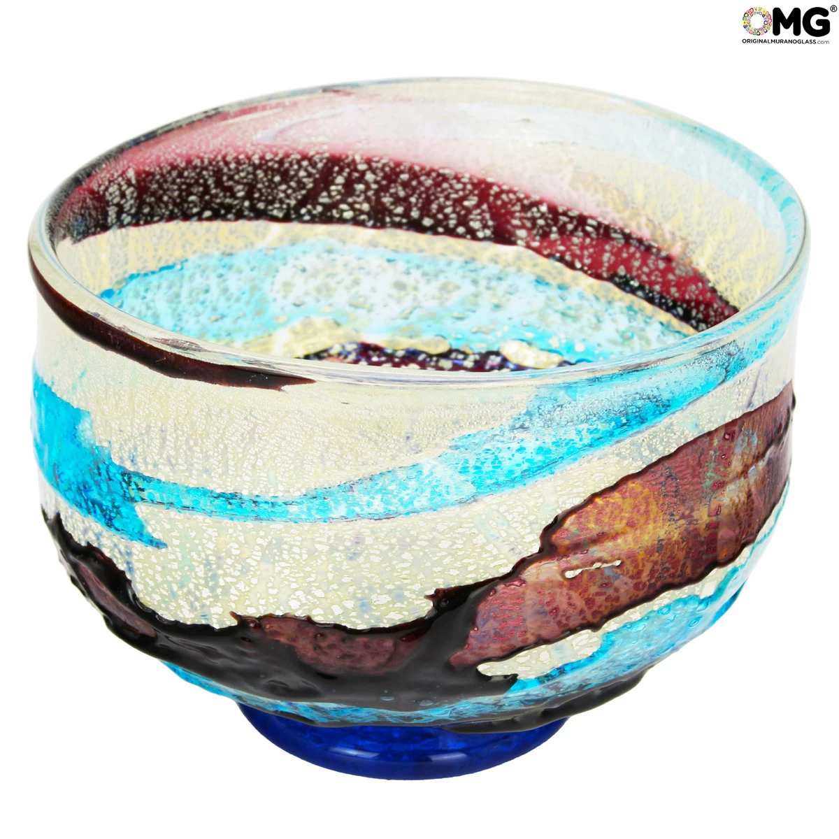 Ocean Sbruffi Centerpiece Bowl - Original Murano Glass Omg - Image 4
