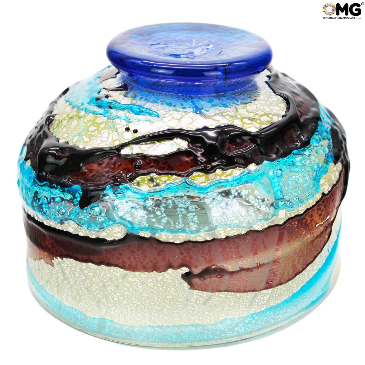 Ocean Sbruffi Centerpiece Bowl - Original Murano Glass Omg - Image 6