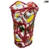 Floral Garden - Blown Vase Red - Original Murano Glass OMG®