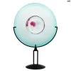 Disc On Stand - Jellyfish - Original Murano Glass OMG