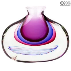 Vase Jar Purple - Sommerso - Original Murano Glass OMG