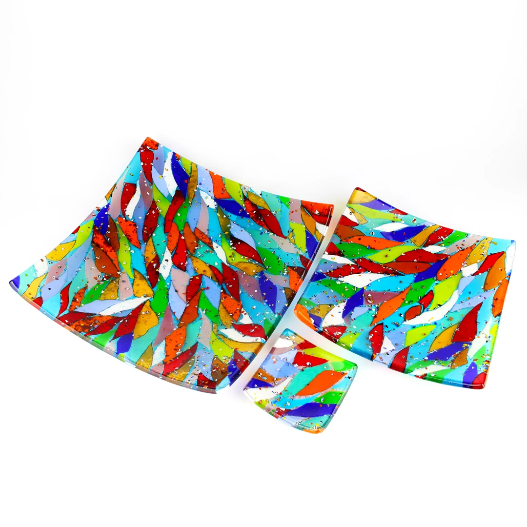 Plate Nuance - Multicolor - Original Murano Glass OMG - Image 6