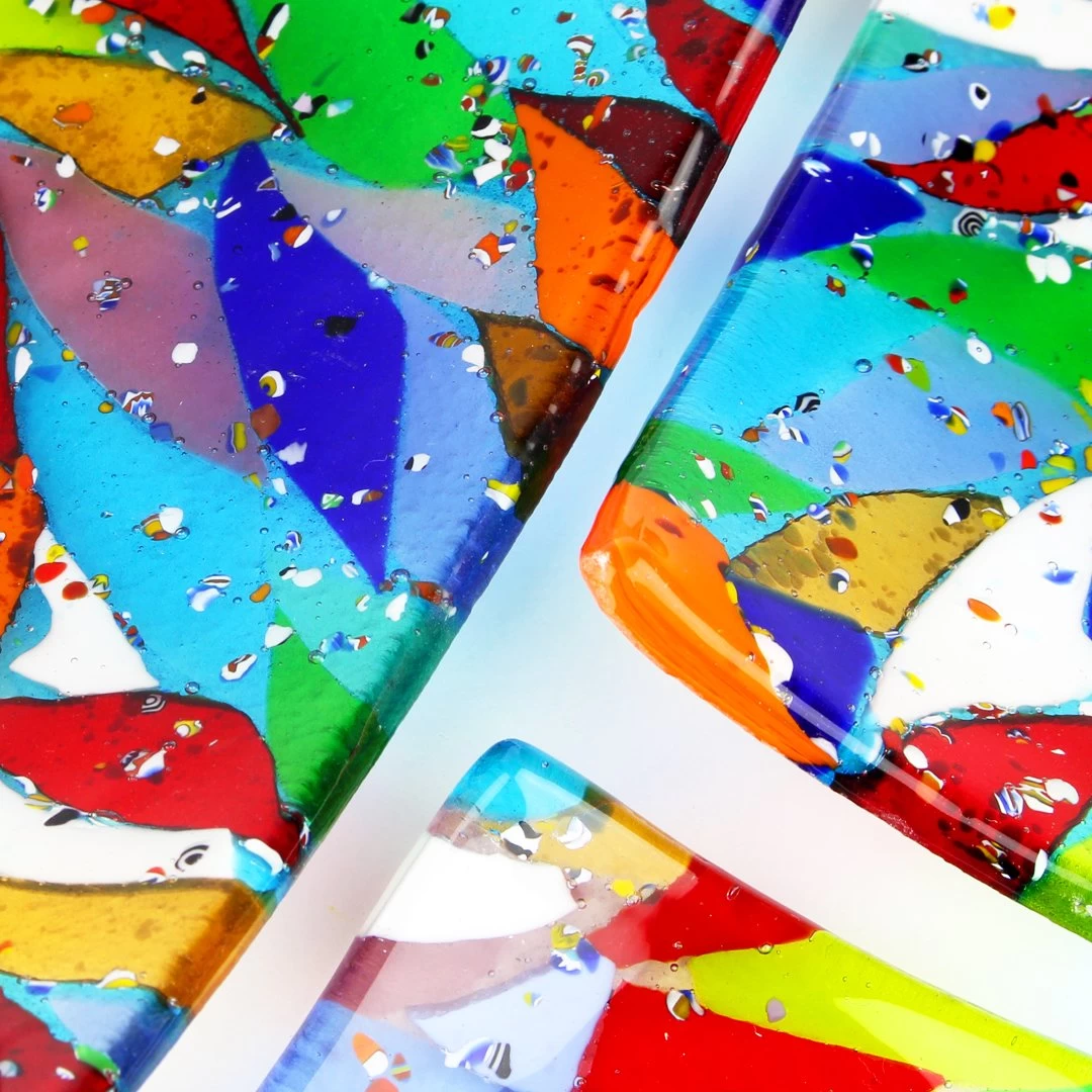Plate Nuance - Multicolor - Original Murano Glass OMG - Image 7