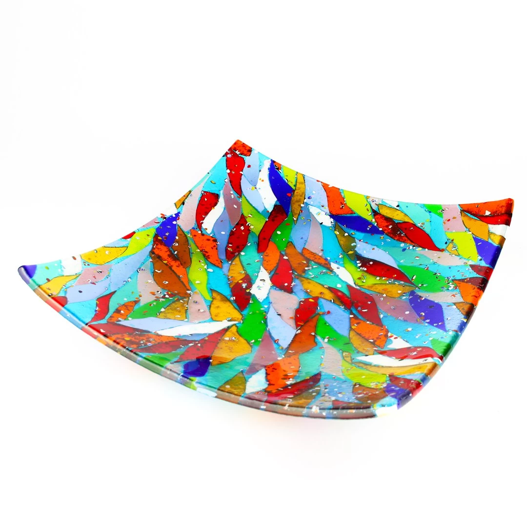 Plate Nuance - Multicolor - Original Murano Glass OMG - Image 2