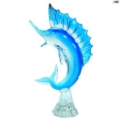 Swordfish Sculpture - Original Murano Glass OMG
