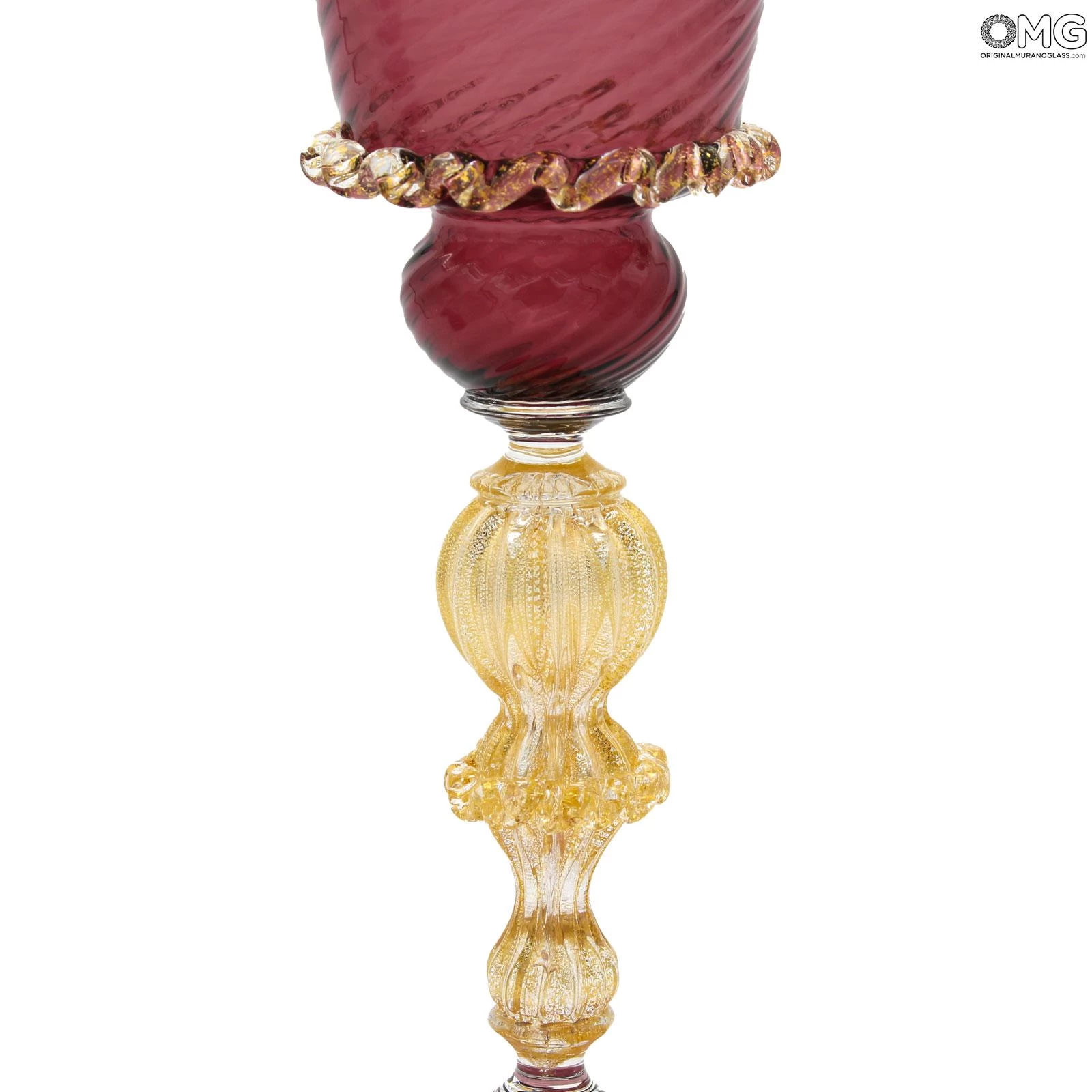 Venetian Goblet - Ruby - Original Murano Glass OMG - Image 2