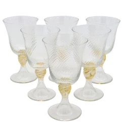 Torcée Water Drinking Glasses - Set Of 6 Pieces
