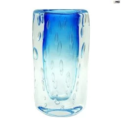 Vase Bubble - Light Blue - Sommerso - Original Murano Glass OMG